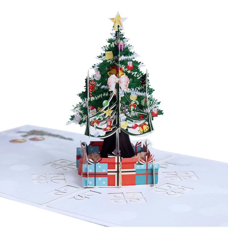 3D Christmas Cards Pop up Greeting Holiday Cards Gifts for Xmas/New Year Holiday Gift Giving
