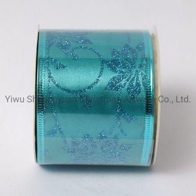Christmas Ribbon Decor for Holiday Wedding Party Decoration Supplies Hook Ornament Craft Gifts