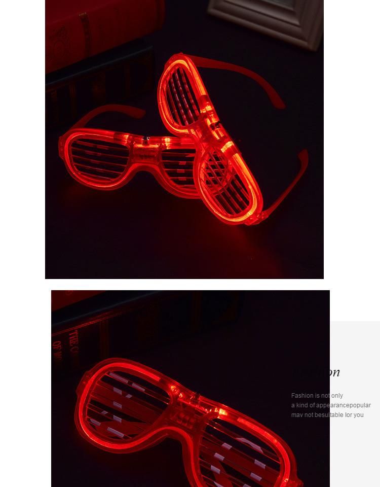 Flash Lighting EL Wire Glasses