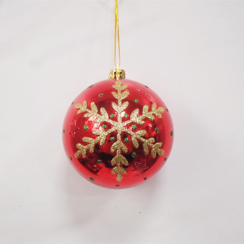 6cm 8cm Shine Color Decorative Shiny Christmas Ball for Tree Decoration