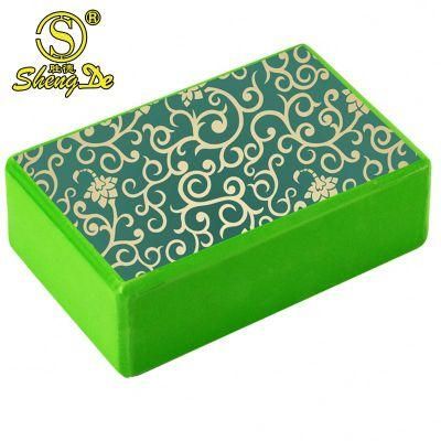 Eco-Friendly Christmas Gift Waterproof Beautiful Printing EVA Yoga Blocks