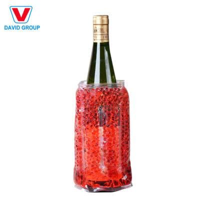 PVC Gel Ice Pack Bottle Cooler Wine Cooler Wrap Delivery Bag Picnic Cooler Bag
