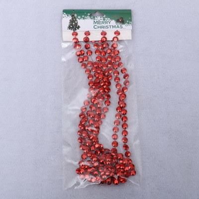 Wholesale Direct Sale 2.7m*10mm Flat Plastic Bead Garland