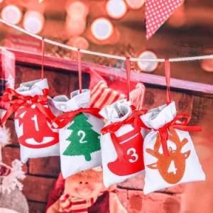 DIY Home Office Indoor Decoration Ornaments Children Kids Gifts Felt Christmas Calendar
