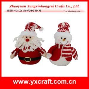 Christmas Decoration (ZY16Y070-1-2 23CM) Handsome Santa Claus Snowman Kit