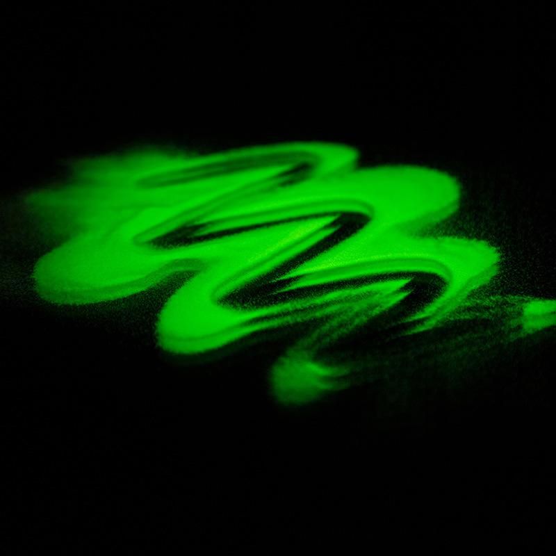 Fine Phosphorescent Pigment for Fabric Printing