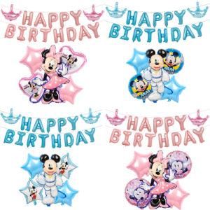 9PCS/Set Mickey Minnie Party Theme Decoration Aluminum Film Balloon