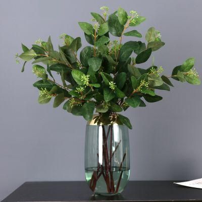 Inunion Factory Wholesale Artificial Eucalyptus Flower Holland Single Stem Artificial