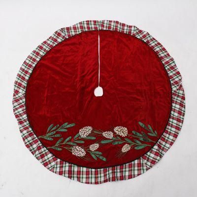 Wholesale Artificial Christmas Tree Best Partner 120cm Big Size Christmas Embroider Skirt