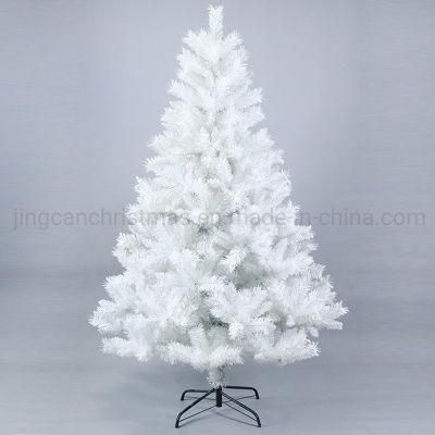 6FT Good Quanlity White PVC Hinged Christmas Tree