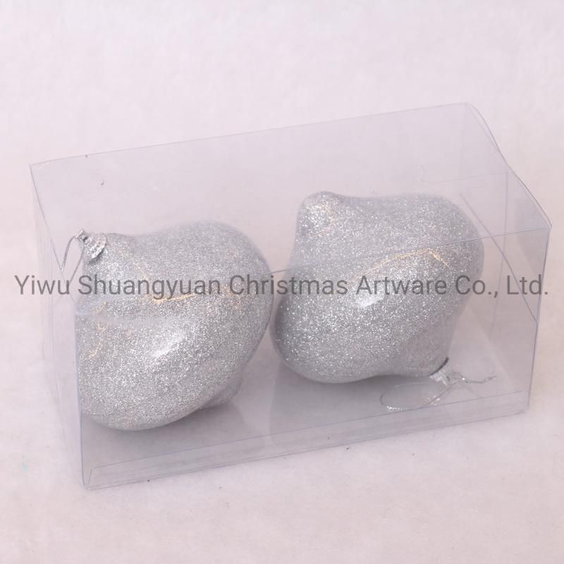 Artificial Christmas Hanging Balls for Holiday Wedding Party Decoration Supplies Hook Ornament Craft Gifts