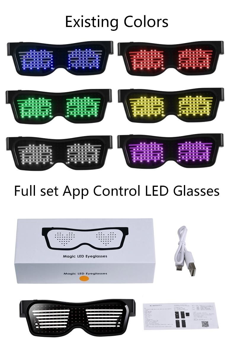 Festivals Raves Flashing Cool Party Light up LED Glasses