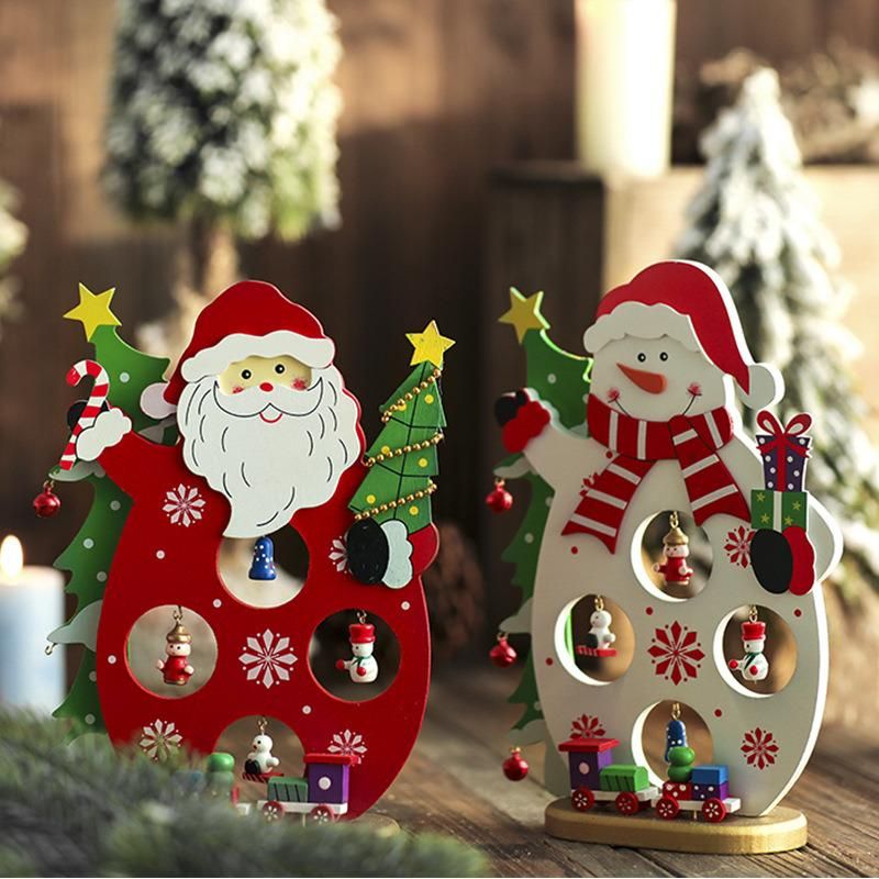 Christmas Decorations on Small Trees Western Happy New Year Christmas Tree Artificial