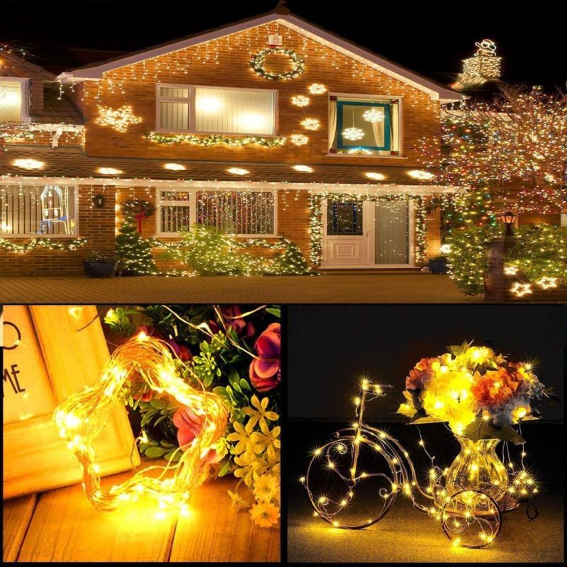 Twinkle Star LED String Lights Wedding Party Outdoor Indoor Decorations