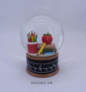 Custom Christmas Snow Ball Gifts Plastic ABS Base Christmas Tree Decoration Custom Made Snow Globe