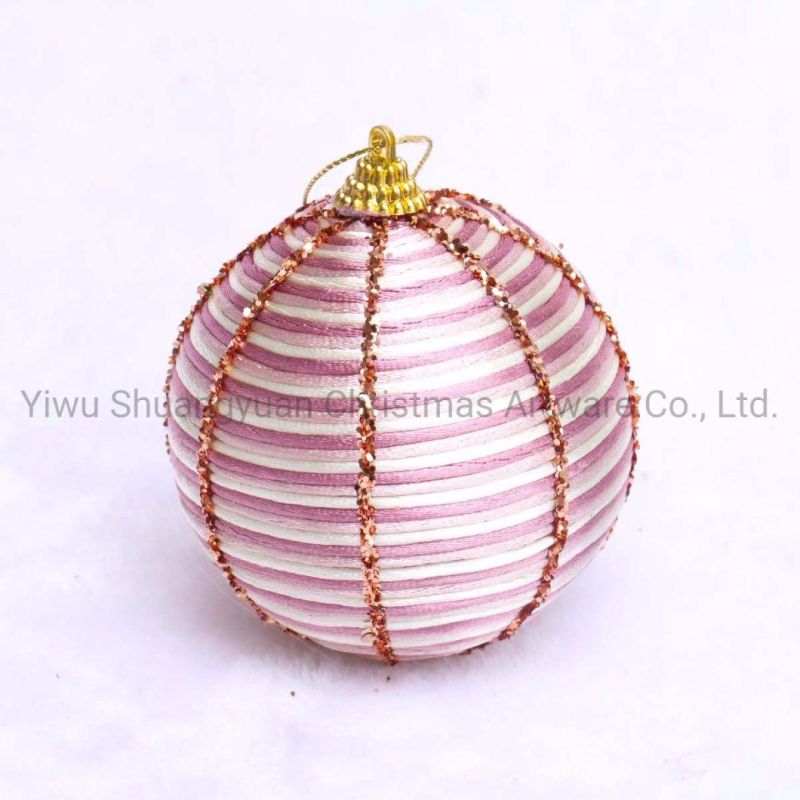 8cm New Arrival Foam Christmas Balls Ornaments Foam Hanging Ornament Christmas Tree Balls