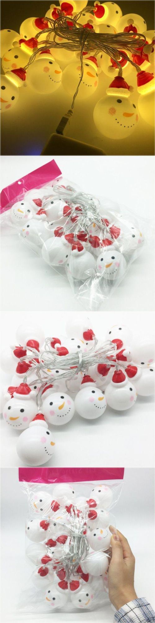 Christmas Decoration LED Snowman String Lights