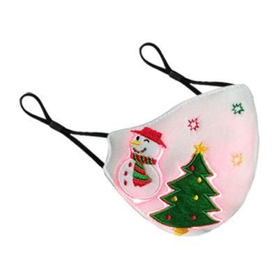Wholesale Christmas Halloween Party Fashion Voice Control LED Face Mask