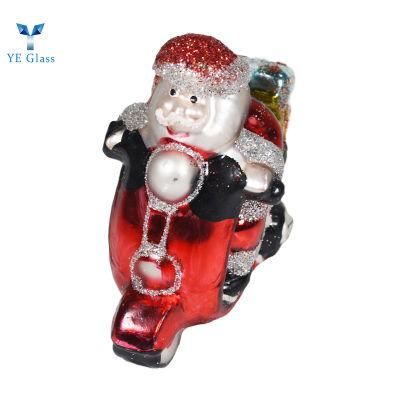 Snowman Christmas Tree Pendant Glass Christmas Xmas Ornament