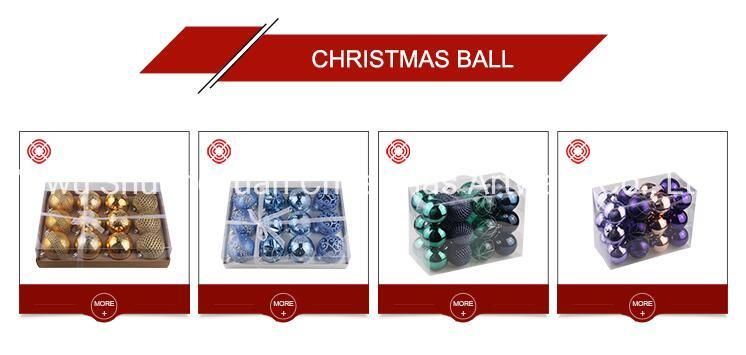 Red Christmas Balls Christmas Tree Balls Plastic Christmas Hanging Balls