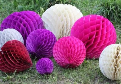 Paper Honeycomb Tissue Balls for Party Decoration