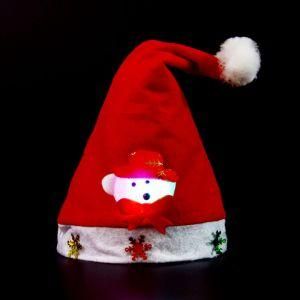 Custom Wholesale Adult Children LED Light up Christmas Hat