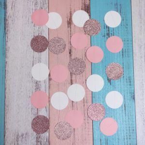 Umiss Paper Circle DOT Garland for Baby Shower Party Decoration