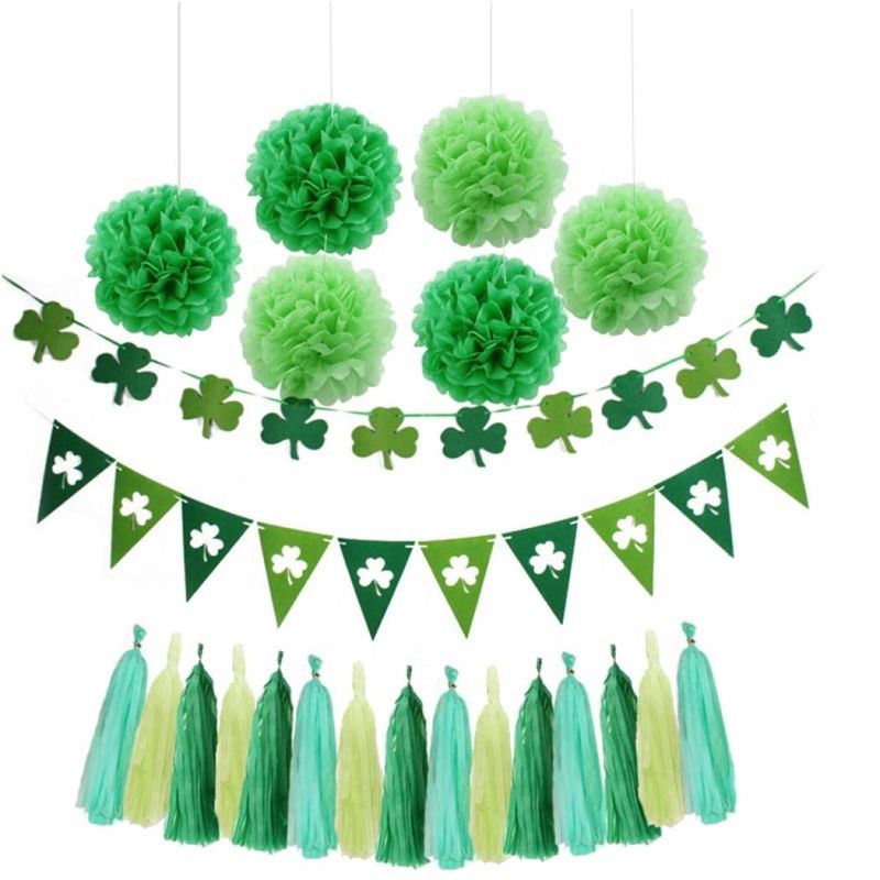 2020 Green Flower St. Patrick ′ S Day Decoration