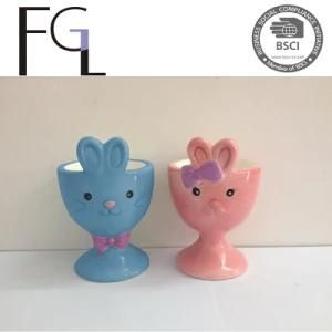 Ceramic Easter Rabbit Egg Holder