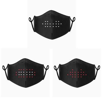 Party Theme Halloween Christmas Holiday Custom Resuable LED Face Mask