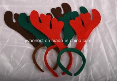 Christmas Wholesale Party Supplies Fleece Reindeer Christmas Headband