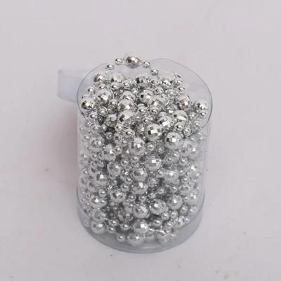 High Quality Gold Color 8mm*2.5m Round PS Material Bard Garland