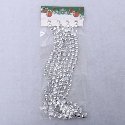 Best Selling Christmas Decoration 2.7m*10mm Flat Red Color Plastic Bead Garland