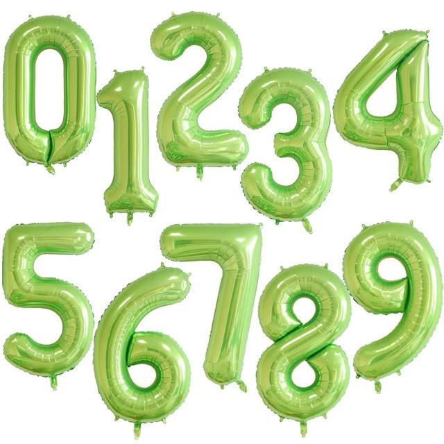 40inch Big Foil Birthday Number Balloons Home Party Supplies Decorations