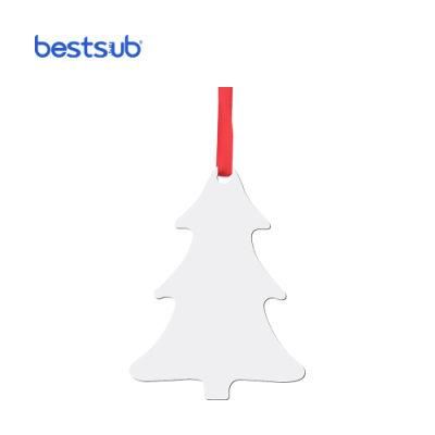 Bestsub Double Side Hardboard MDF Sublimation Printing Christmas Tree Ornament