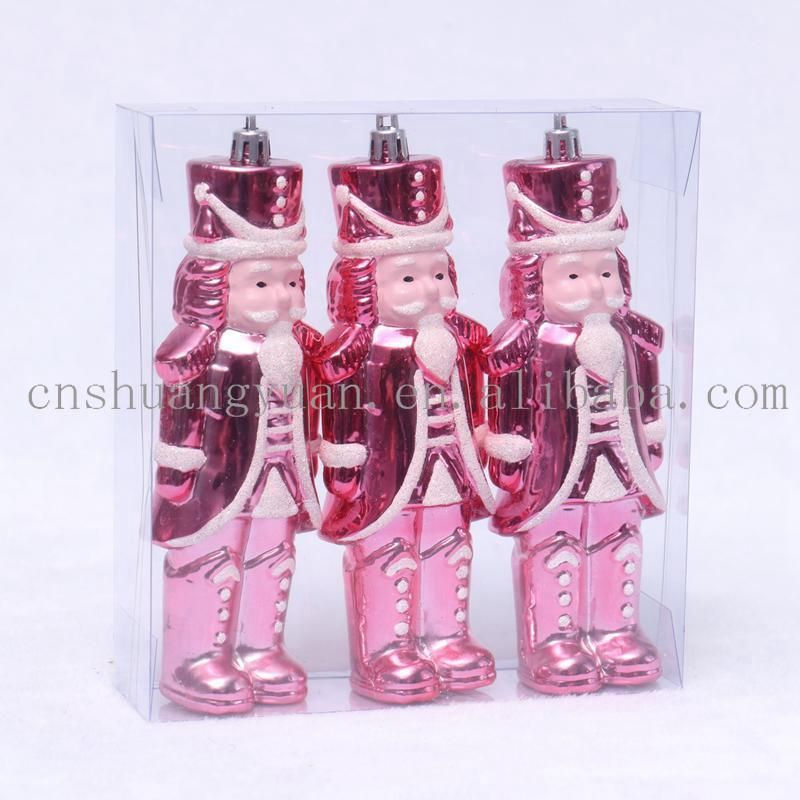 New Design Christmas Shiny Santa King Bear Squirrel for Holiday Wedding Party Decoration Supplies Hook Ornament Craft Gifts