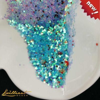 Eco-Friendly Chunky Glitter Powder Mixed Color Iridescent DIY for Tumblers