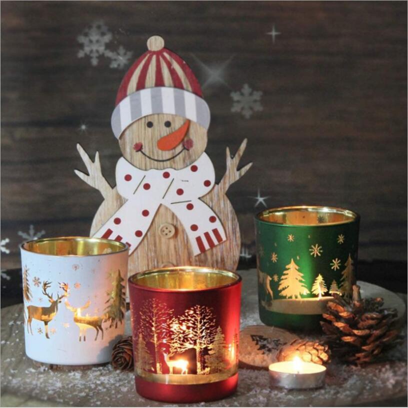 Custom Round Electroplated Mercury Glass for Home Decoration Christmas