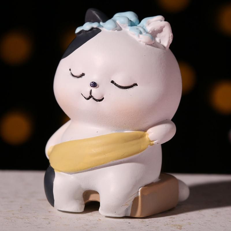 New Wholesale Bath Cat Blind Box Cute Desktop Decoration