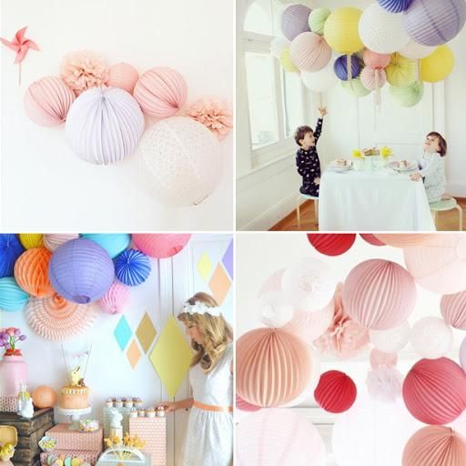 Wedding Decoration Accordion Paper Ball Lanterns for Party