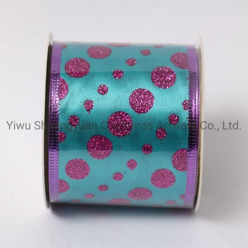 Christmas Ribbon Decor for Holiday Wedding Party Decoration Supplies Hook Ornament Craft Gifts