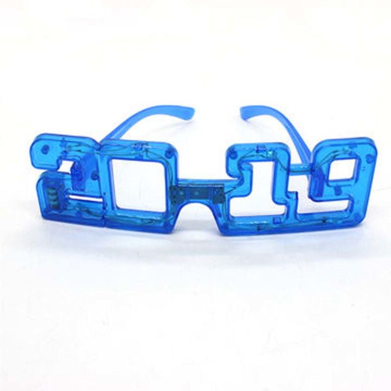 Light Number 2019 LED Flashing Glasses Frame Luminous Glow Party