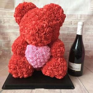 Lovely Red Teddy Rose Bear with a Pink Heart Wedding Gifts &amp; Crafts