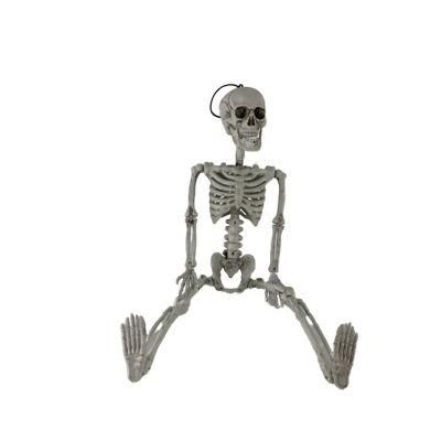16&quot;/28&quot;/30&quot; Pose-N-Stay Life Size Removable Creepy Halloween Skeleton