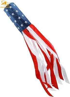 Custom National Advertising Polyester Flag Mexican All Color Printing Hand Flag/Banner Windsock
