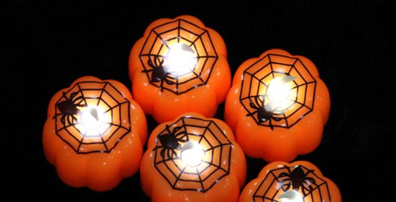 Candle Lantern Pumpkin Mini Lantern Light Halloween Party Decor