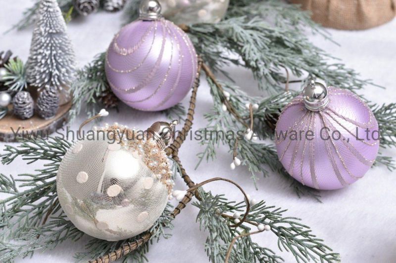 New Design High Sales Christmas Net Ball for Holiday Wedding Party Decoration Supplies Hook Ornament Craft Gifts