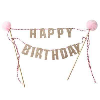 OEM Design Hot Wholesale Happy Birthday Decoration Cake Topper Party Decoration Party Supplies