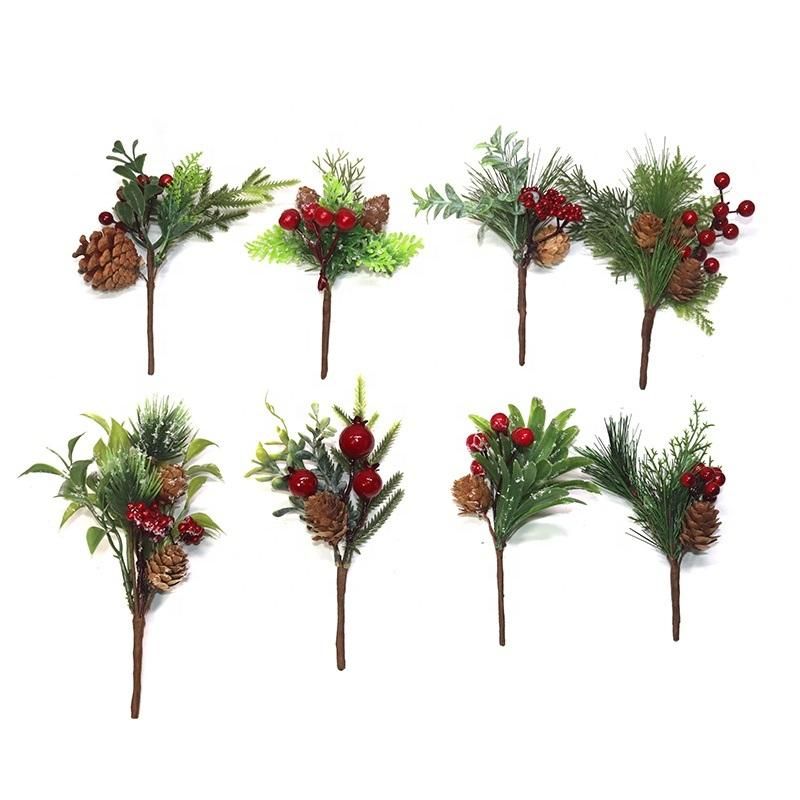 High Quality Artificial Christmas Red Berries Picks for Xmas Decoration