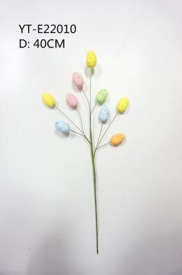 Easter Colorful Eggs Picks for Wreath Decor